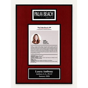Palm Beach Illustrated January 2020 | Laura Anthony | Anthony L.G., PLLC | January 2020