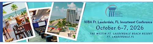 NIBA October 6-7, 2026 Ft. Lauderdale, FL Conference